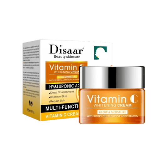 Crema facial de Vitamina C con ácido hialurónico 50 ml